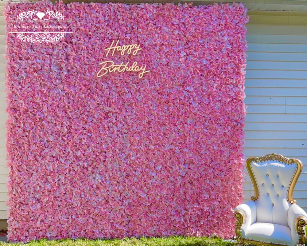 Flower Walls (8x8)  Backdrops (Any size) Tulare County, Kern County, Central California